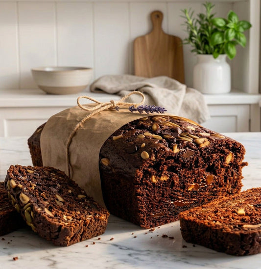 Mama & Zahra Dark Chocolate & Walnut Banana Bread 